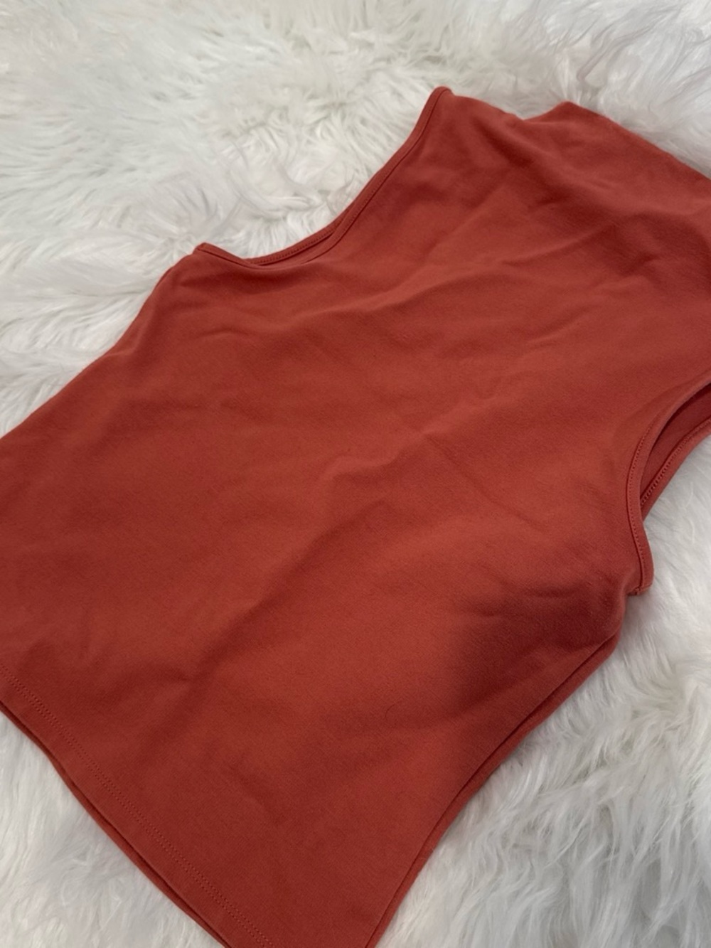 Forever 21 Rust Orange Crop Tank Top